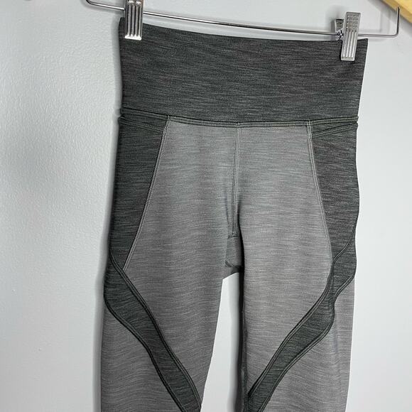 Lululemon Early Extension High-Rise Tight  Leggings Heathered Black Sz 2 - Picture 3 of 9